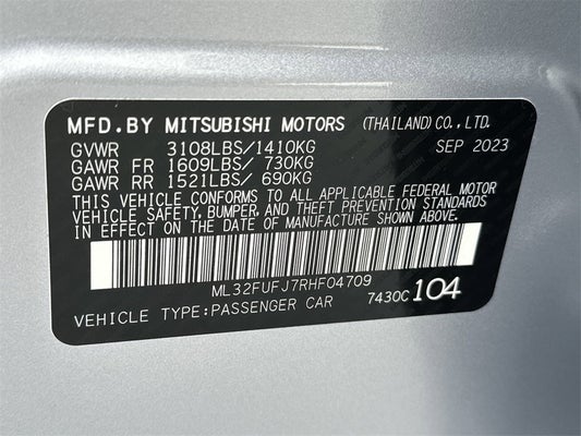 2024 Mitsubishi Mirage G4 Base in North Huntingdon, PA - Jim Shorkey Auto Group