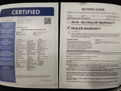 2022 Chevrolet Colorado Z71