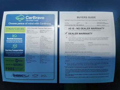 2025 Chevrolet Traverse High Country