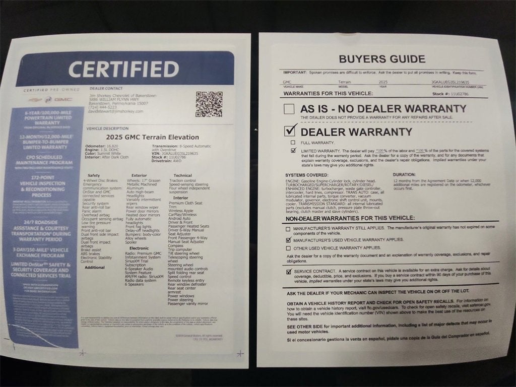 2025 GMC Terrain Elevation