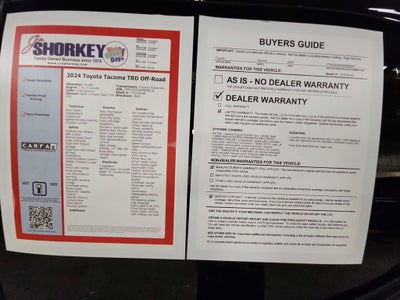 2024 Toyota Tacoma 4WD SR5