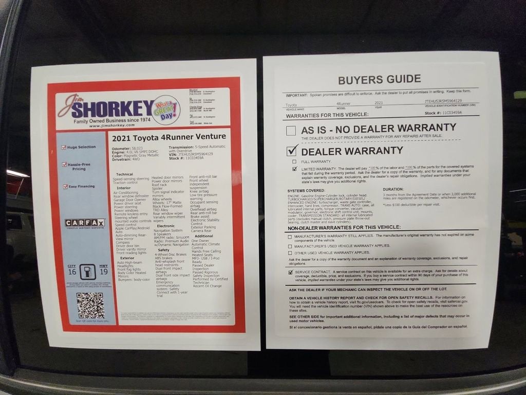 2021 Toyota 4Runner Venture