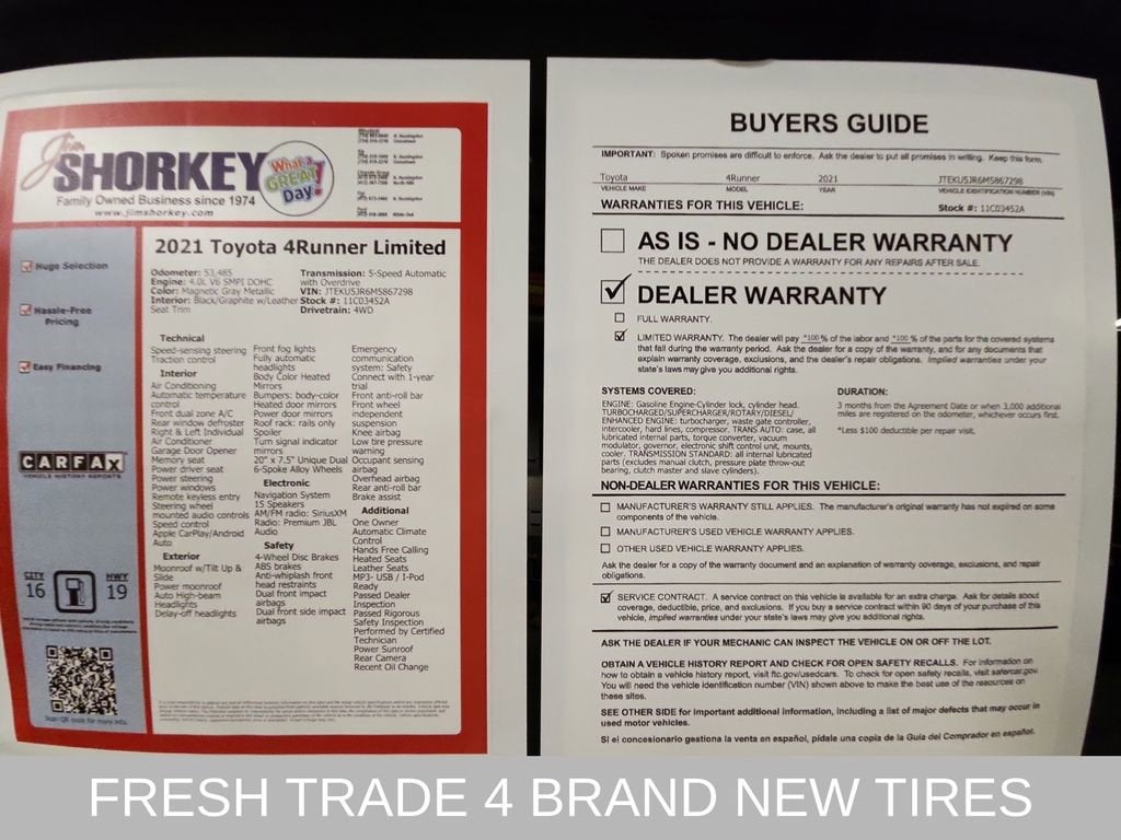 2021 Toyota 4Runner Limited