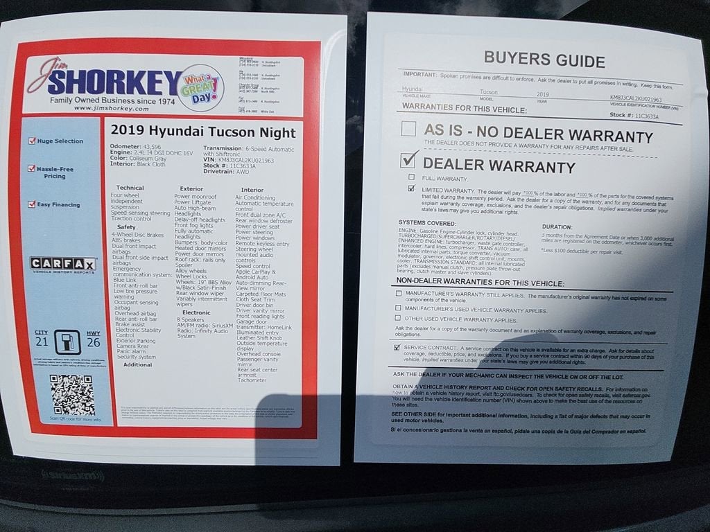 2019 Hyundai Tucson Night