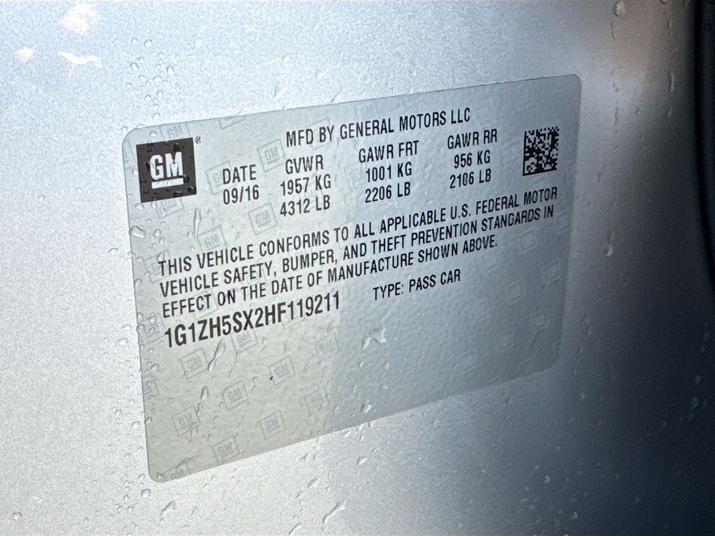 2017 Chevrolet Malibu Premier