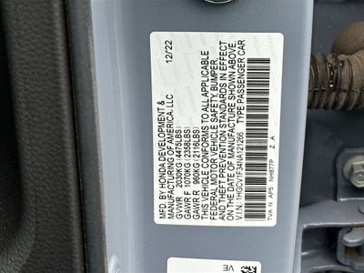 2022 Honda Accord Sport