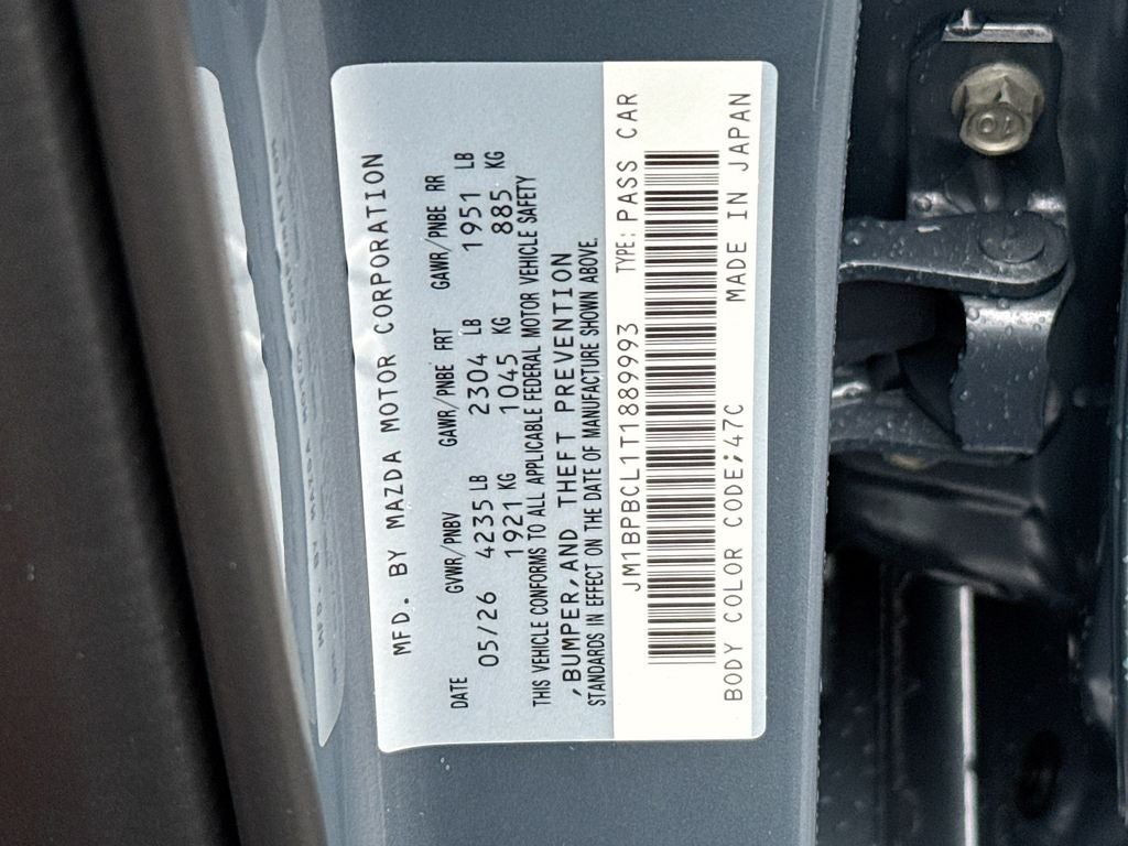 2026 Mazda Mazda3 Sedan 2.5 S Carbon Edition AWD