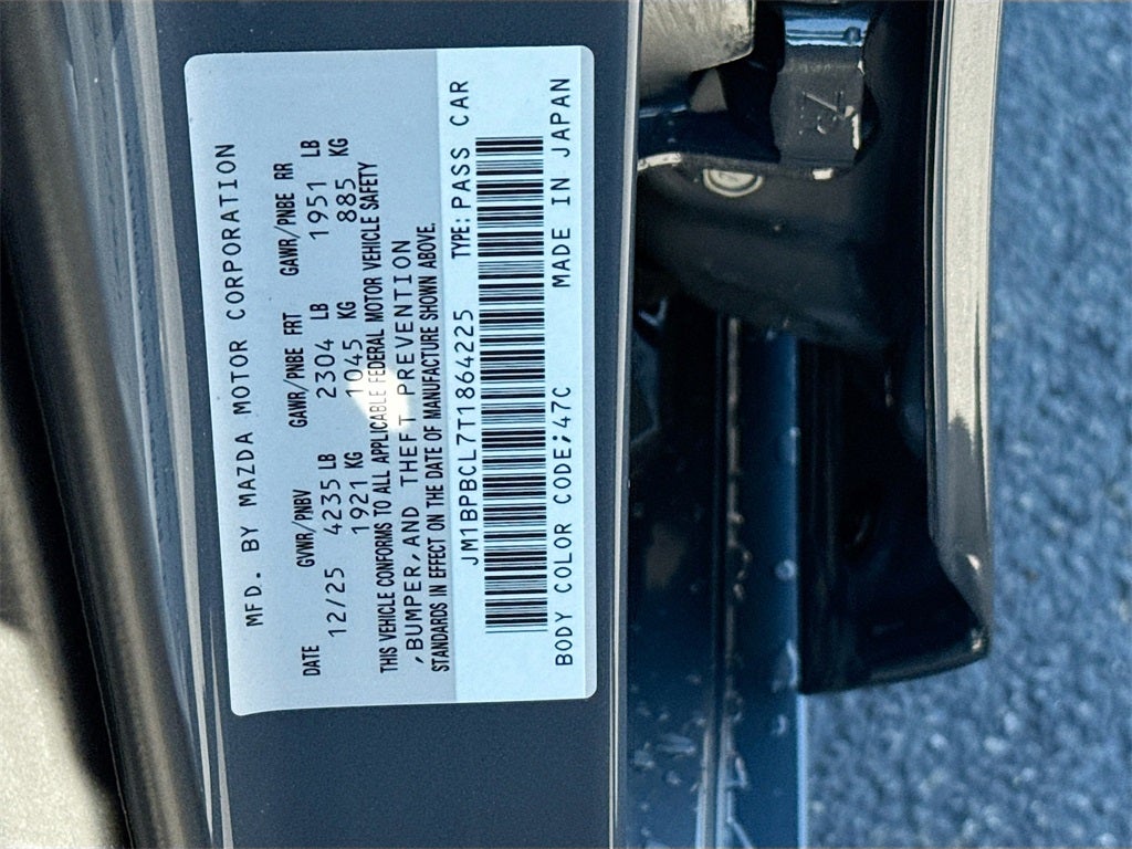 2026 Mazda Mazda3 Sedan 2.5 S Carbon Edition AWD