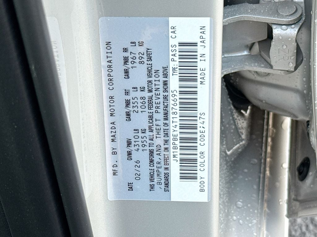 2026 Mazda Mazda3 Sedan 2.5 Turbo Premium Plus AWD