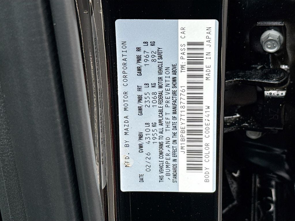 2026 Mazda Mazda3 Sedan 2.5 Turbo Premium Plus AWD