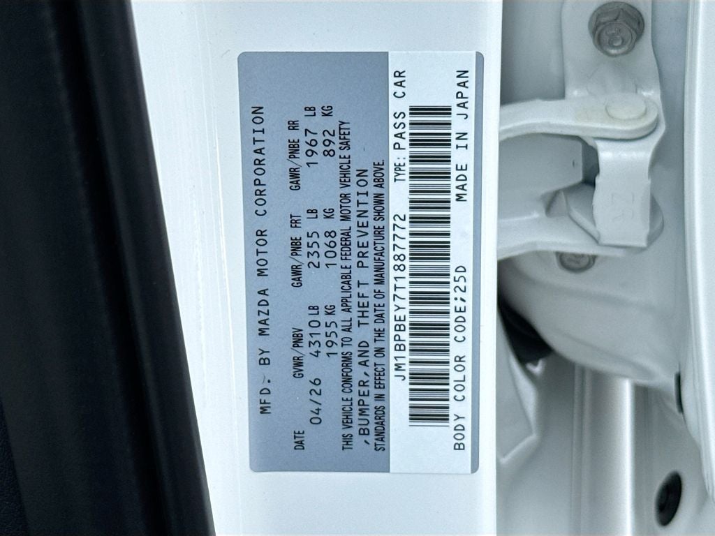 2026 Mazda Mazda3 Sedan 2.5 Turbo Premium Plus AWD