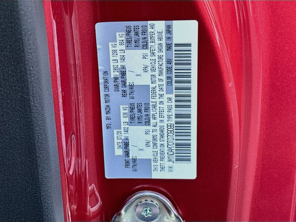 2026 Mazda Mazda MX-5 Miata RF Grand Touring