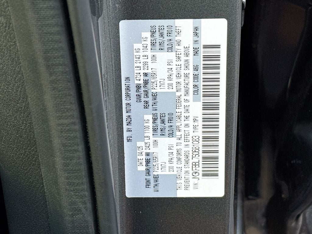 2025 Mazda Mazda CX-5 2.5 S Select Package