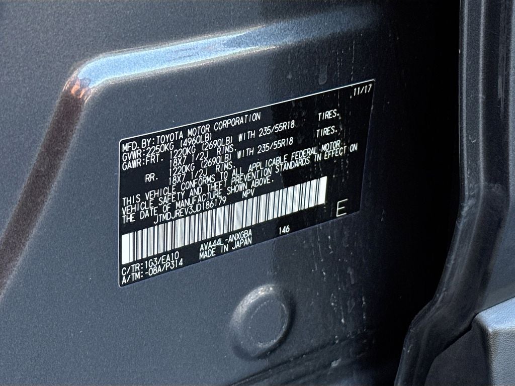 2018 Toyota RAV4 Hybrid Limited
