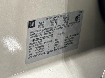 2016 GMC Yukon SLT