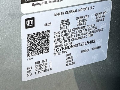 2026 Cadillac XT5 Premium Luxury