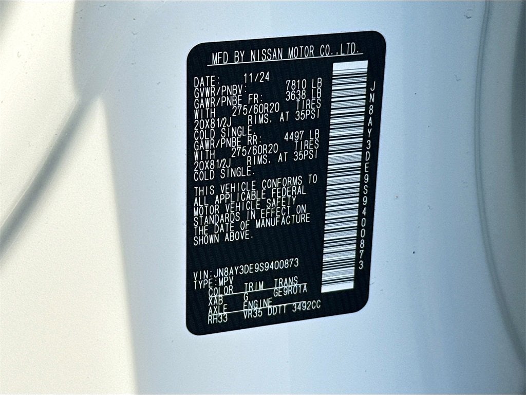 2025 Nissan Armada PRO-4X