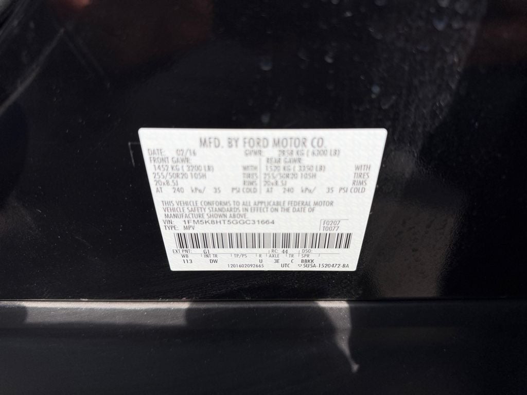 2016 Ford Explorer Platinum