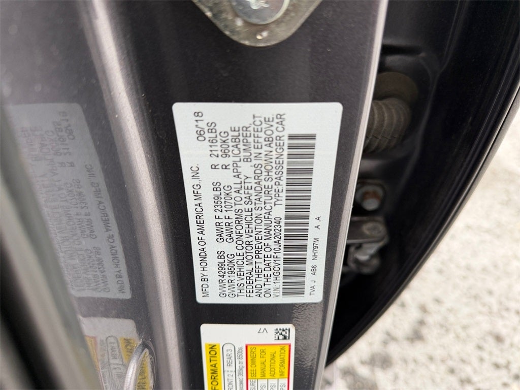 2018 Honda Accord LX