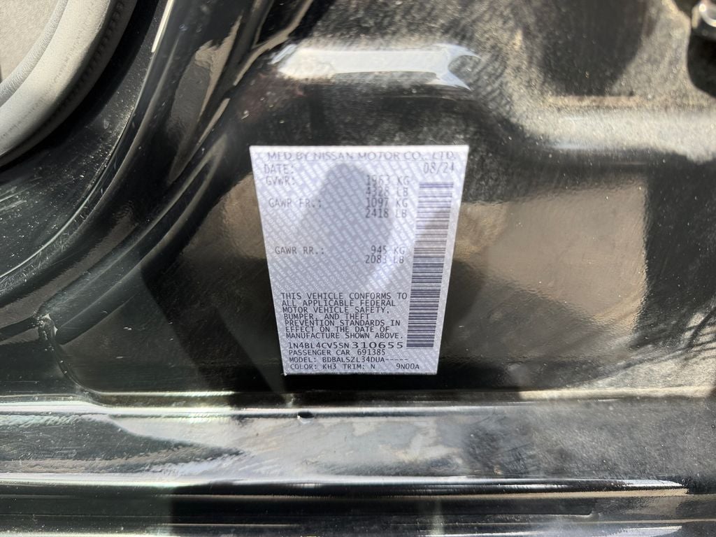 2025 Nissan Altima 2.5 SR