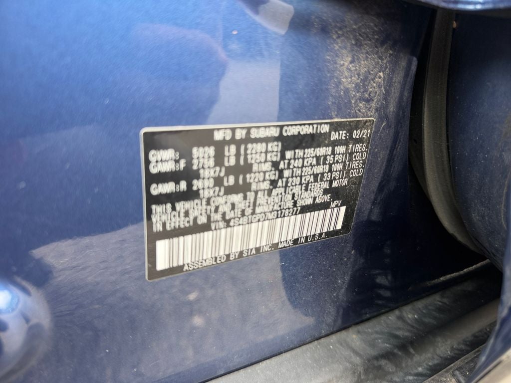 2021 Subaru Outback Touring XT