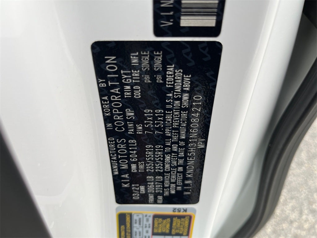 2022 Kia Carnival SX