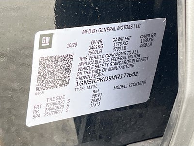 2021 Chevrolet Tahoe Z71