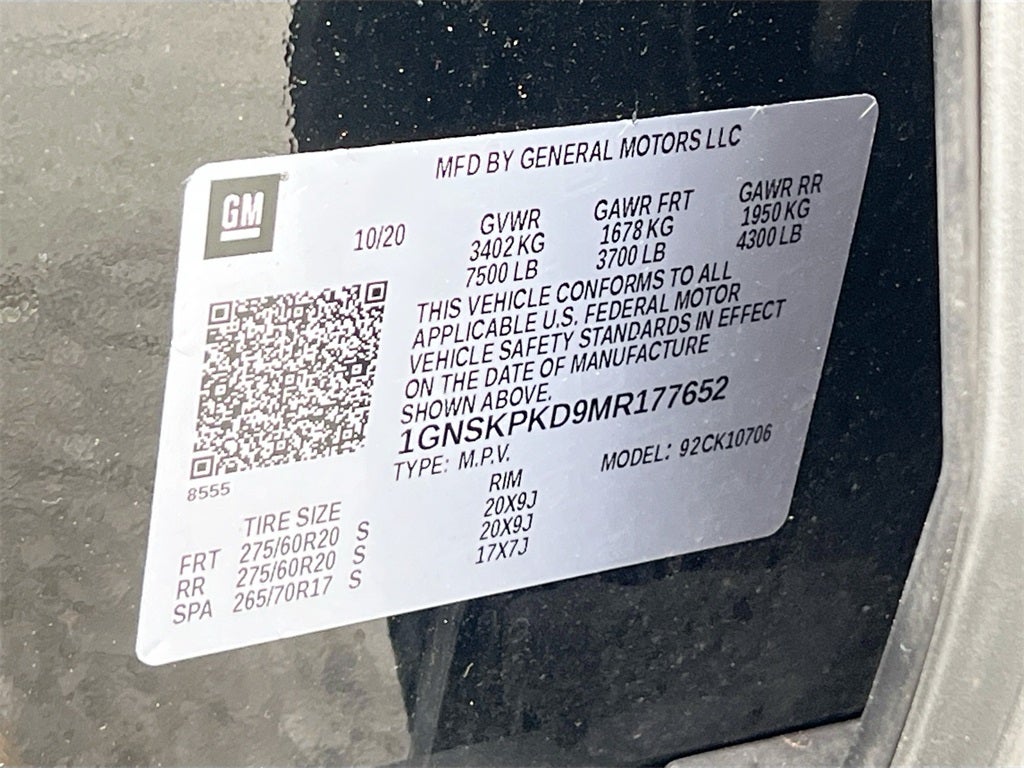 2021 Chevrolet Tahoe Z71