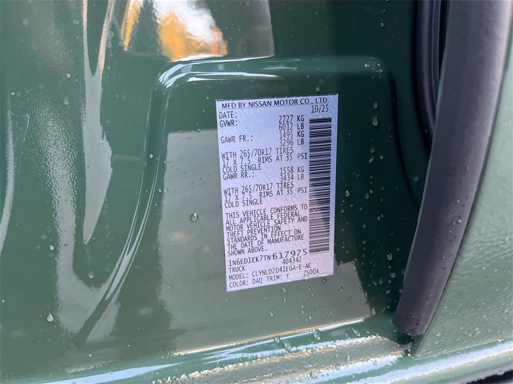 2026 Nissan Frontier PRO-4X