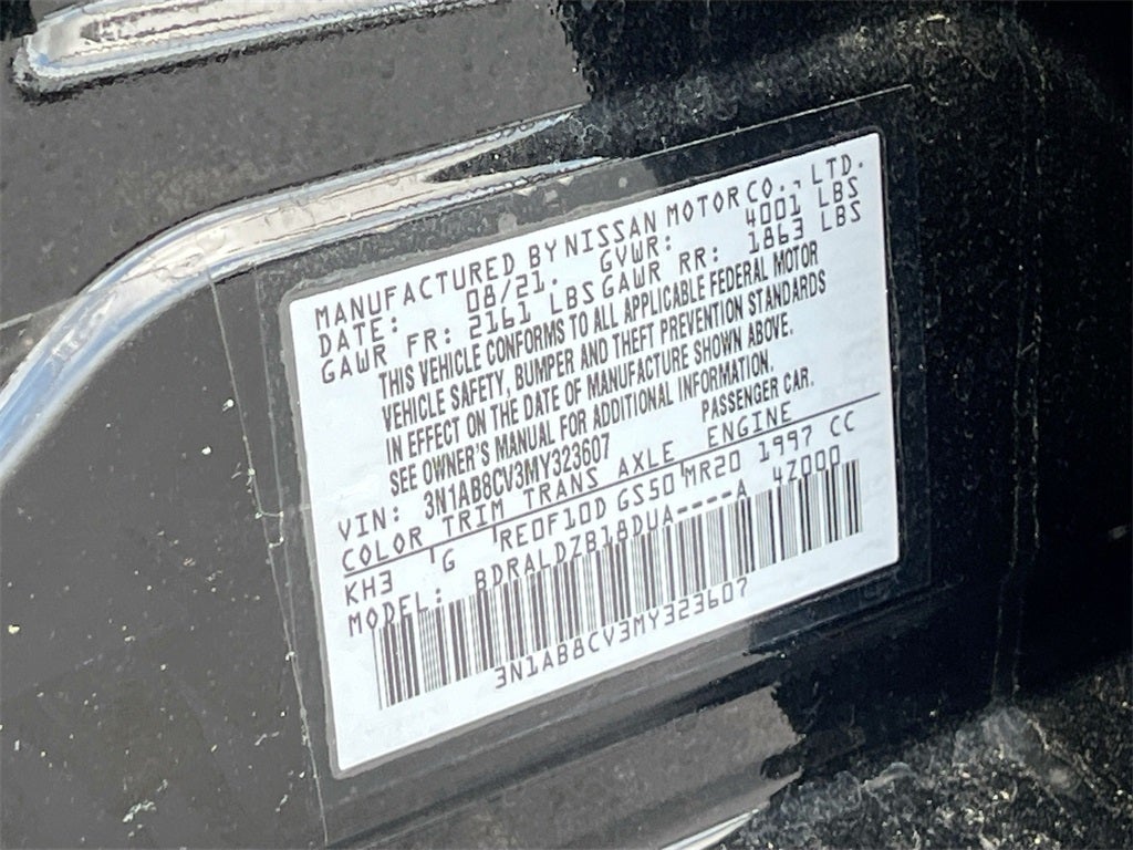 2021 Nissan Sentra SV