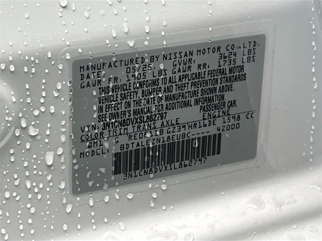 2025 Nissan Versa 1.6 S