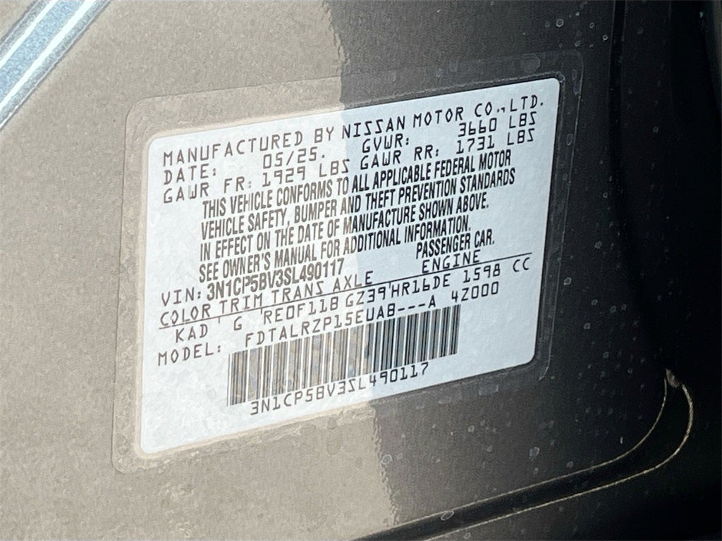 2025 Nissan Kicks Play S