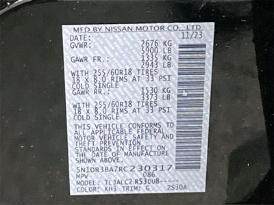 2024 Nissan Pathfinder SV