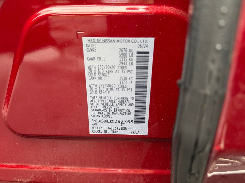 2024 Nissan Pathfinder Platinum