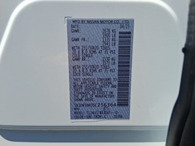 2025 Nissan Pathfinder Platinum