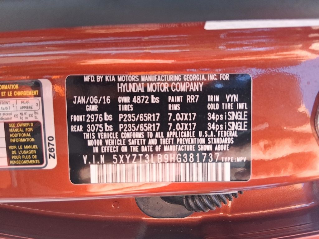 2017 Hyundai Santa Fe Sport 2.4 Base