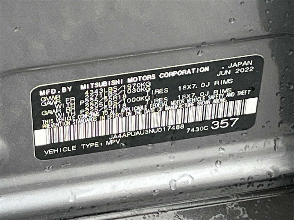 2022 Mitsubishi Outlander Sport Base