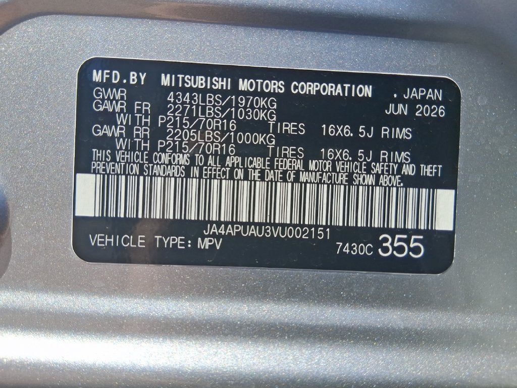 2027 Mitsubishi Outlander Sport Base