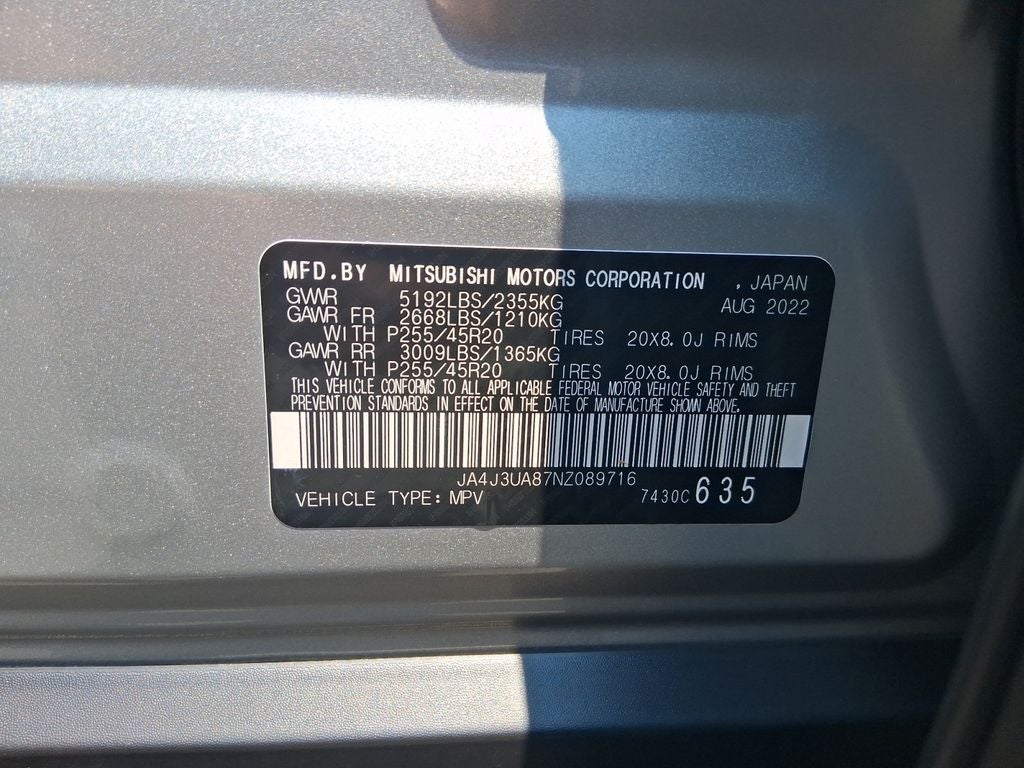 2022 Mitsubishi Outlander SE