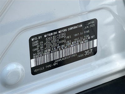 2025 Mitsubishi Outlander Sport 2.0 ES