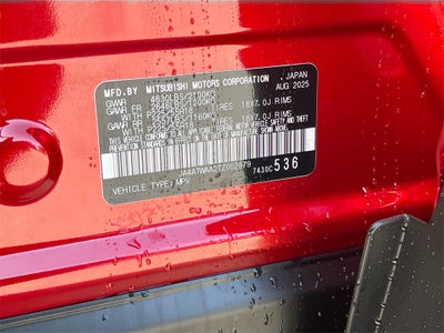 2026 Mitsubishi Eclipse Cross SE Panoramic Sunroof Package