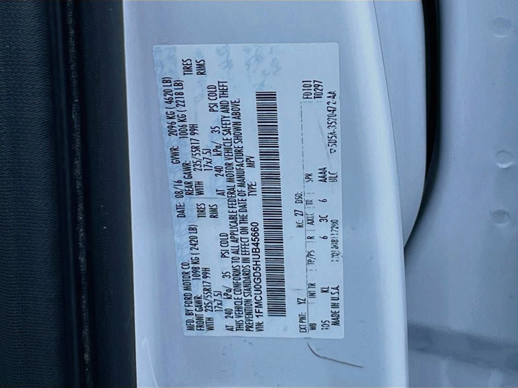 2017 Ford Escape SE