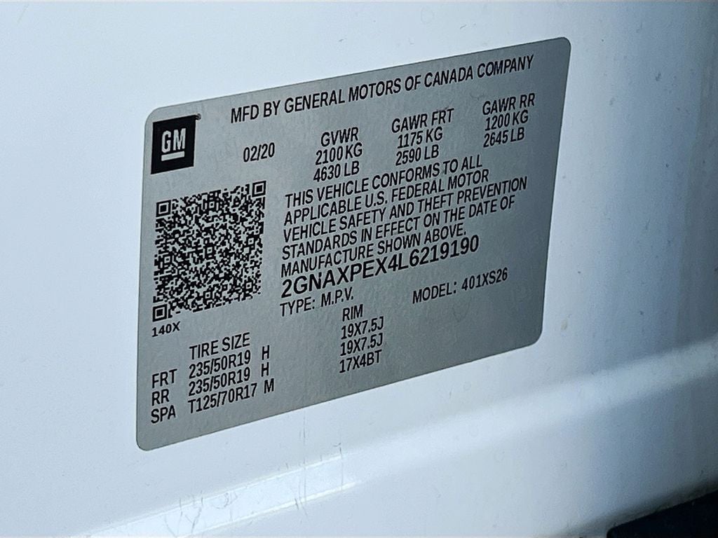 2020 Chevrolet Equinox Premier