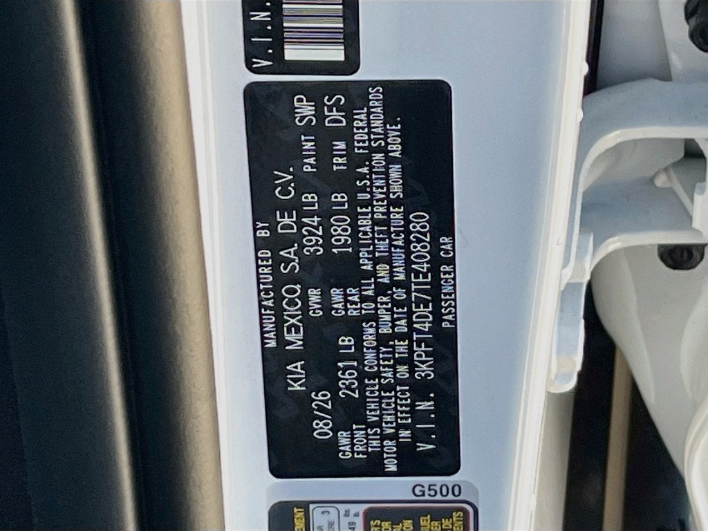 2026 Kia K4 LXS