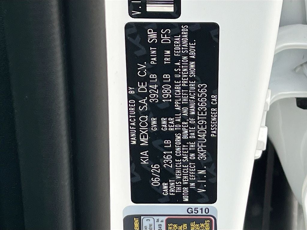 2026 Kia K4 EX