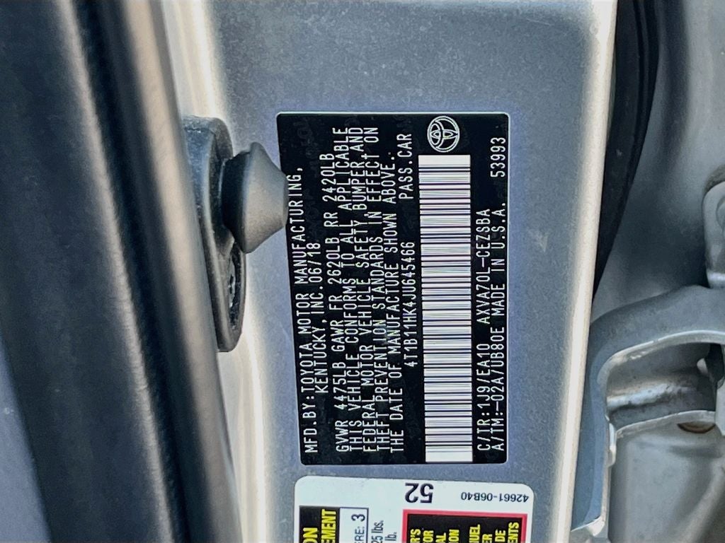 2018 Toyota Camry SE