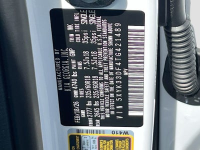 2026 Kia Sportage EX