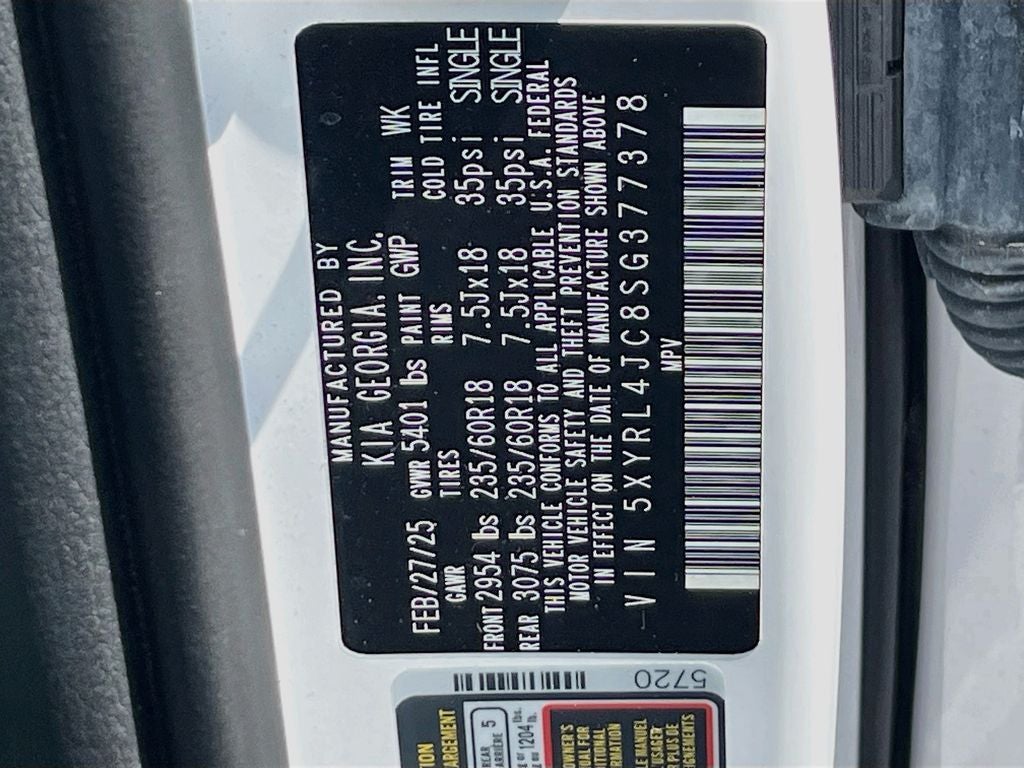 2025 Kia Sorento S
