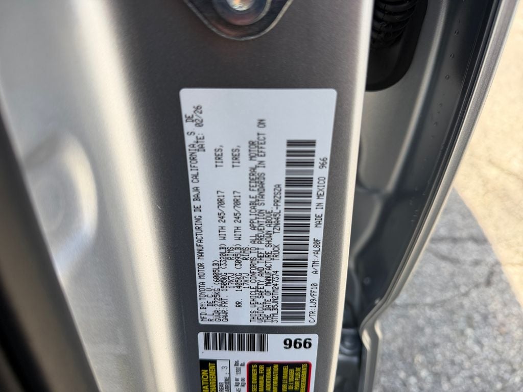 2026 Toyota Tacoma SR5