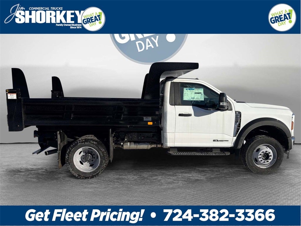 2025 Ford F-600SD XL DRW 4x4 / 6.7L Diesel / 9'7" Steel PTO Dump
